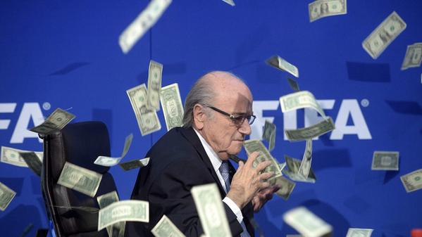 Sepp Blatter fake money