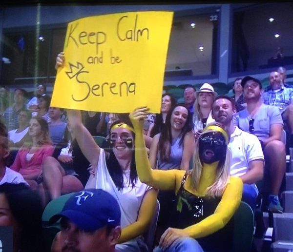 Serena fan Melbourne