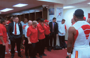 Chiefs Coach Andy Reid busting out after another win