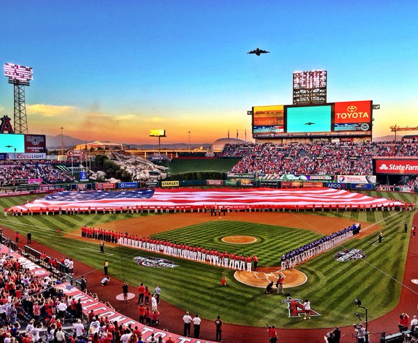 LA Angels opening day