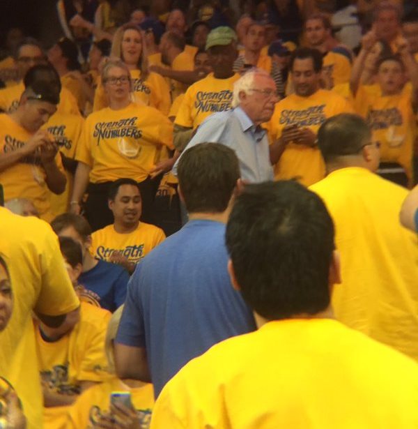 Bernie Sanders Golden State Warriors