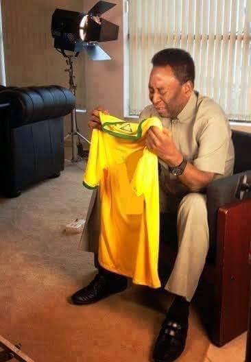 Pele after Brazil lost to Brazil