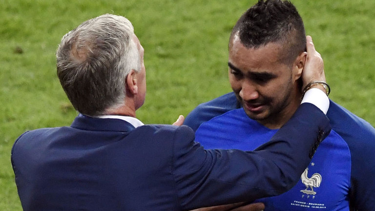 Dimitri Payet and a water carrier