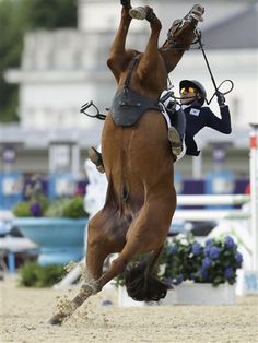  Modern Pentathlon – the event for horses not quite good enough to make the full Equestrian competition