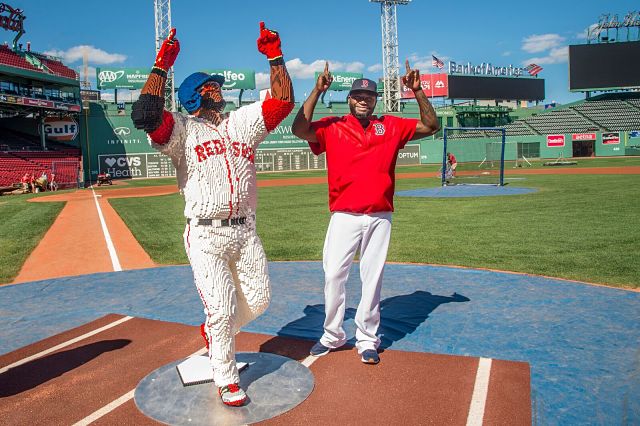 David Ortiz LEGO statue