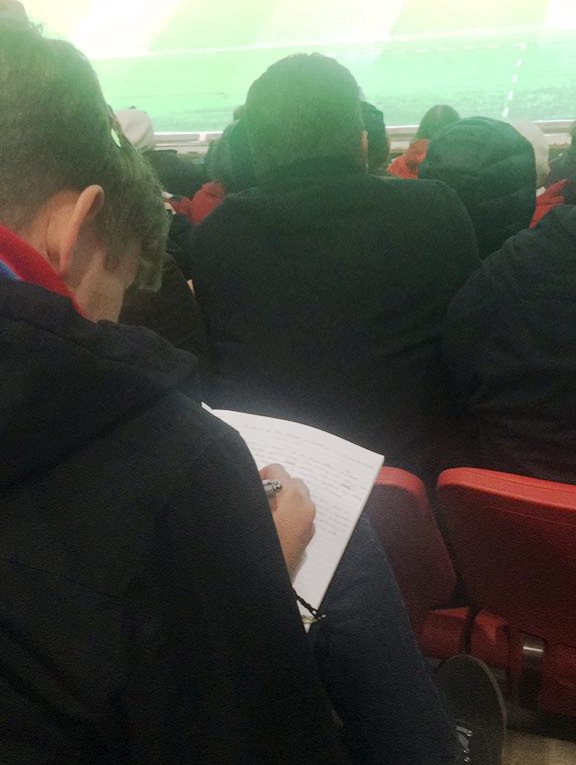 kid-infront-of-me-at-the-arsenal-southampton-game-has-spent-the-whole-first-half-doing-his-homework