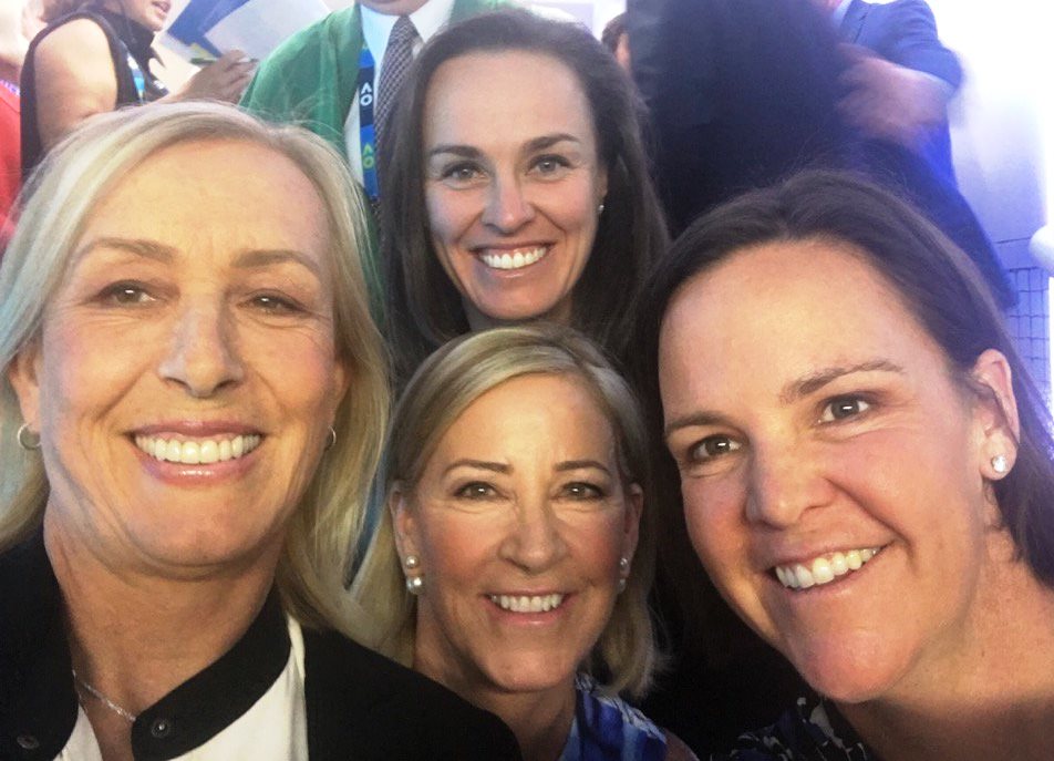 Navratilova Hingis Evert Davenport