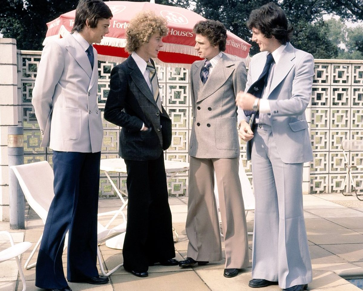 David O'Leary, Graham Rix, Trevor Ross and Frank Stapleton