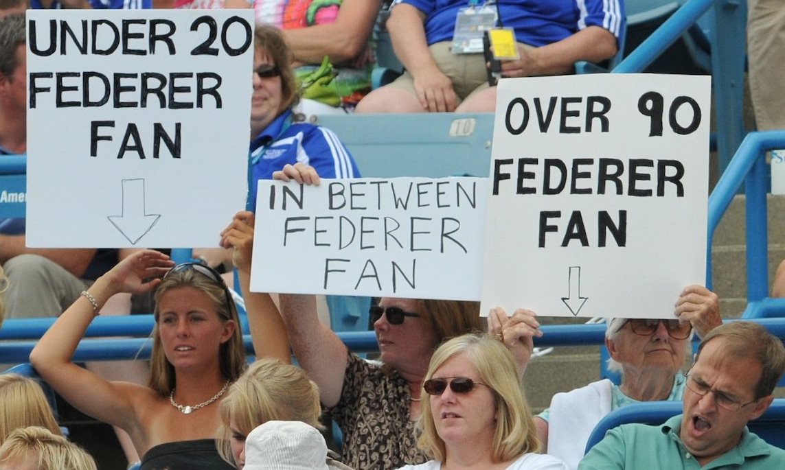 Federer fans unite