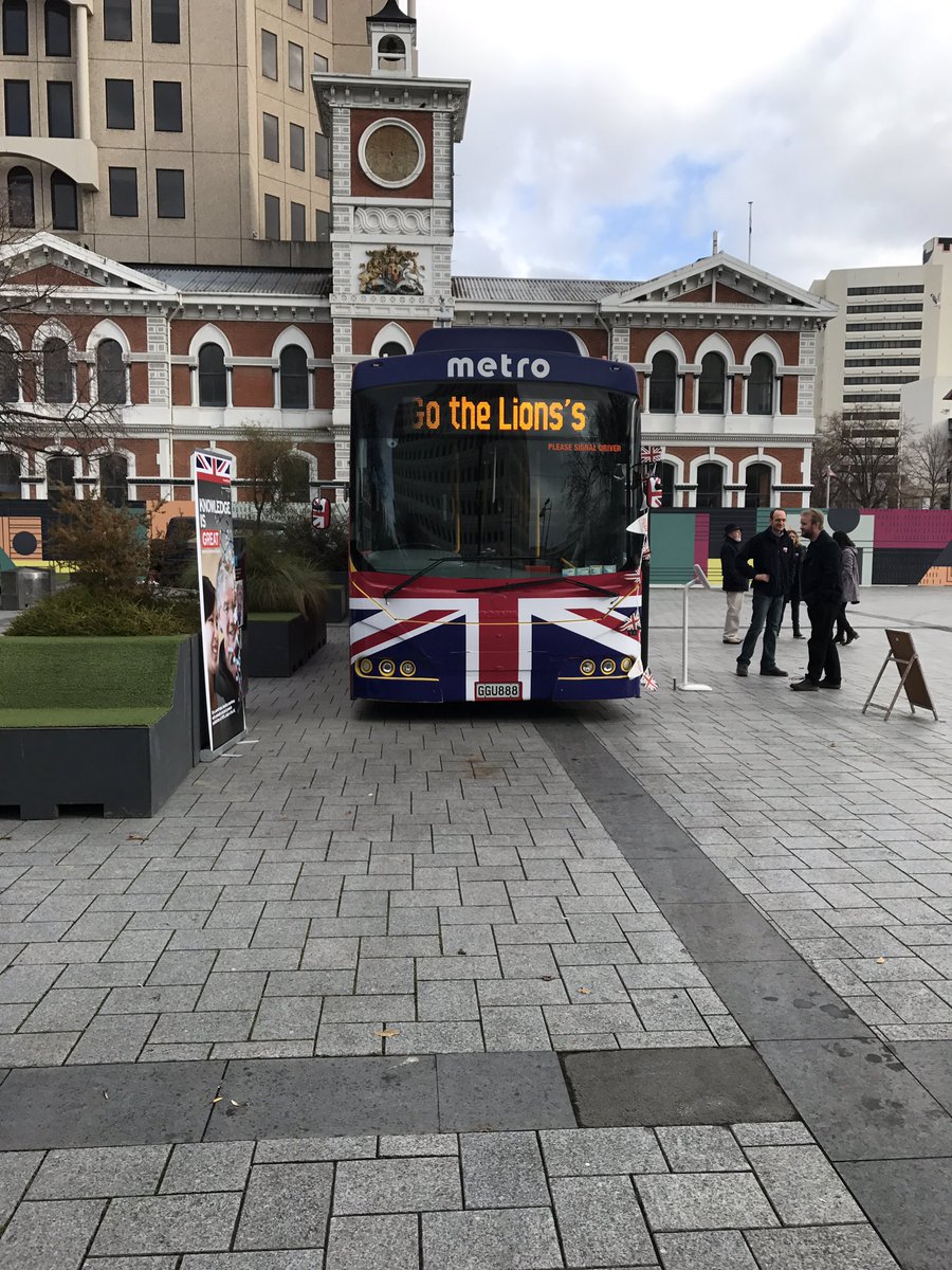 Bus belonging to the British High Commission, complete with typo