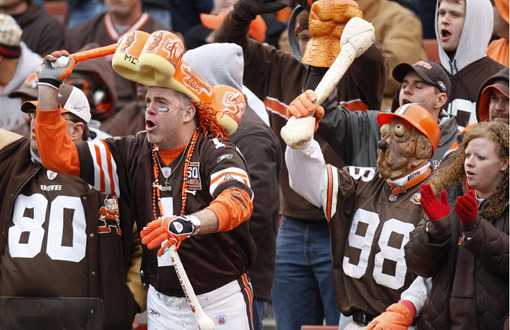 The AFC North version of the Oakland Raiders in the Dawg Pound
