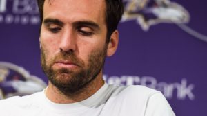 Ravens Quarterback Joe Flacco enthused re their playoff chances 