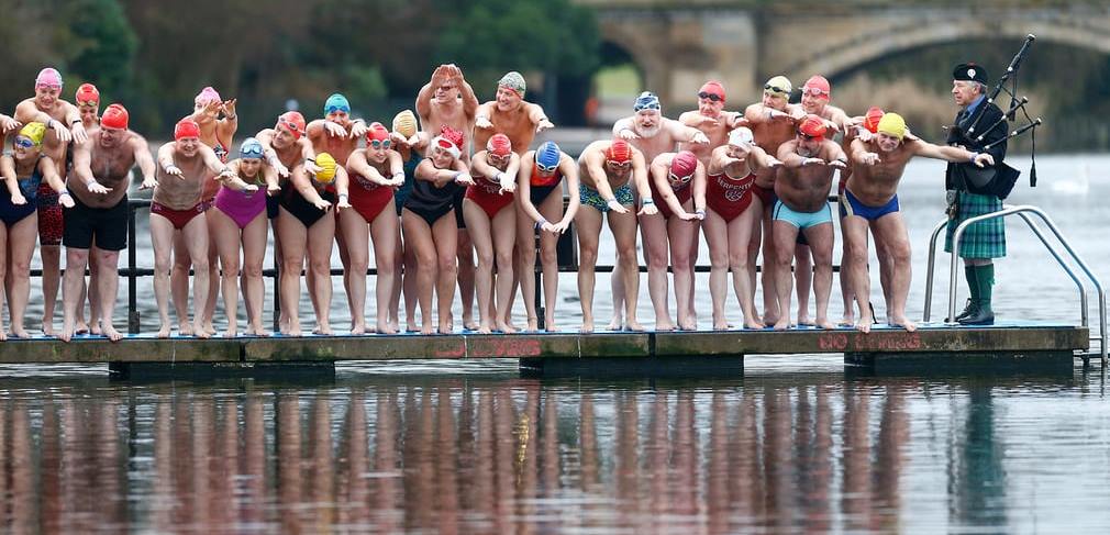 the Christmas Day Serpentine swim in Hyde Park